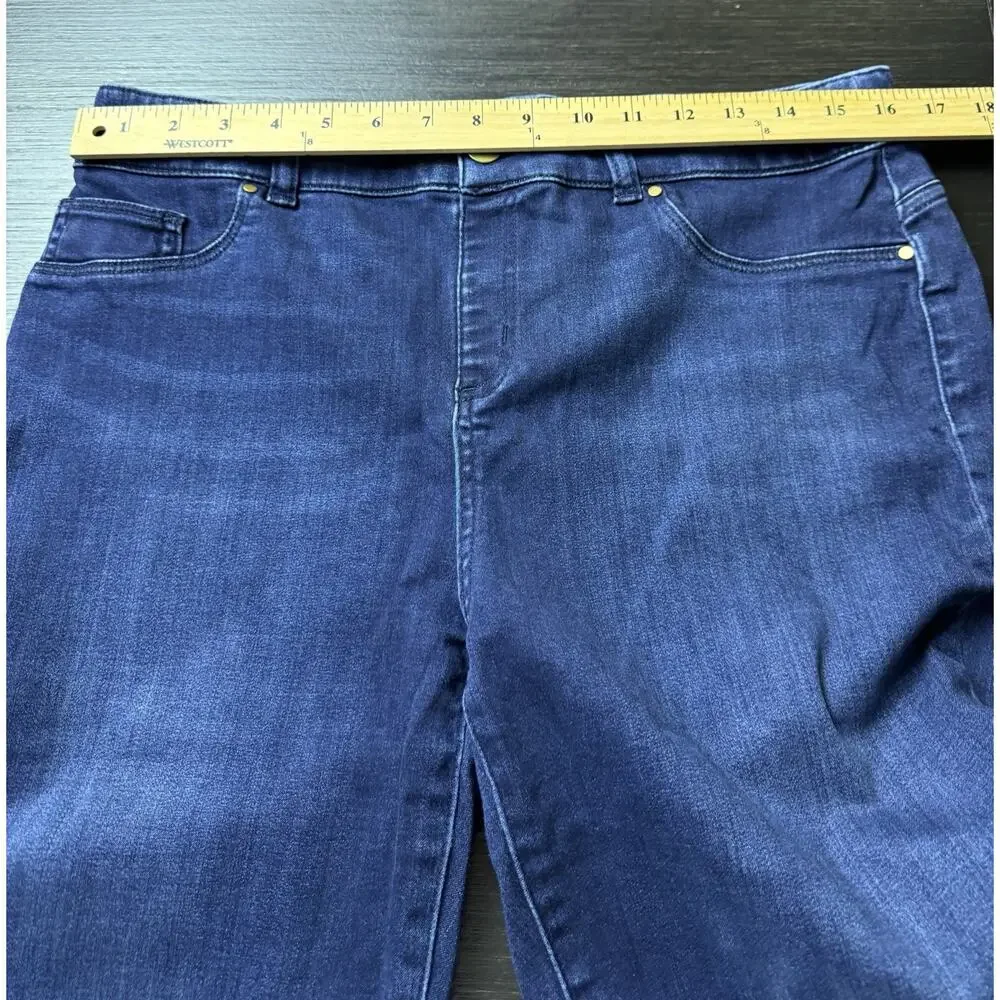 Chico’s Platinum Jeans Size 2/L 12 US 29.5 Inseam, Stretch Casual Lot Of 2 - Picture 5 of 7